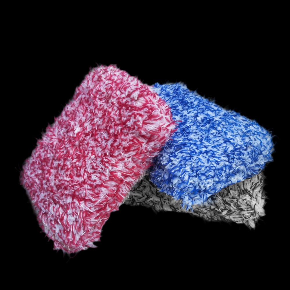 Microfiber & Coral Fleece Car Cleaning Sponge