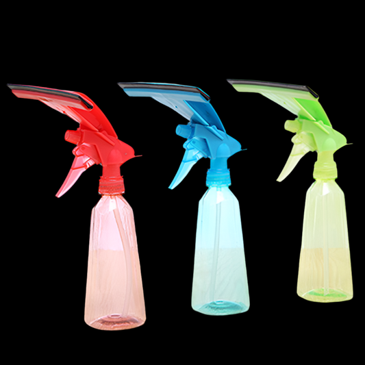 2 in 1 Car Window Cleaning Spray & Brush Kit