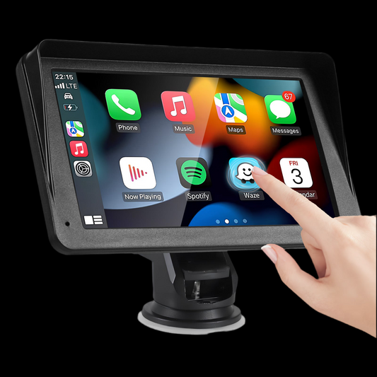 Portable Car Stereo, Wireless CarPlay & Android Audio 7 Inch Touchscreen